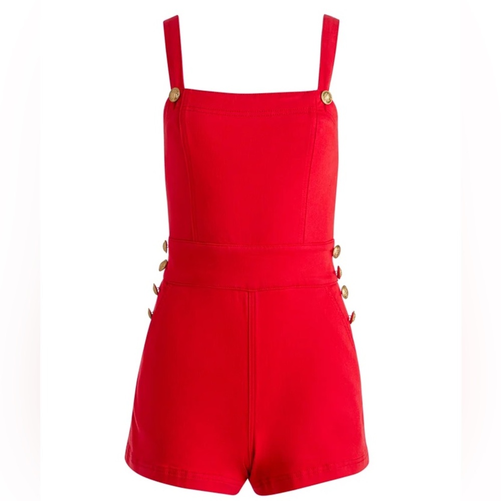 Alice + Olivia Vita Denim Romper